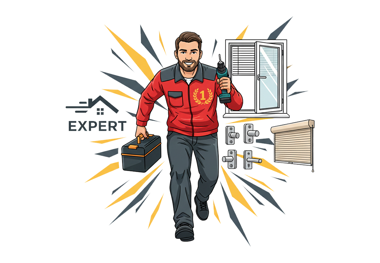 Intervento professionale di riparazione tapparella