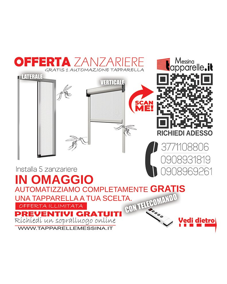 Riparazione urgente zanzariere,